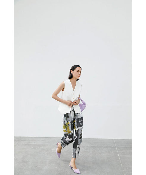 Abstract Art Tapered Pants